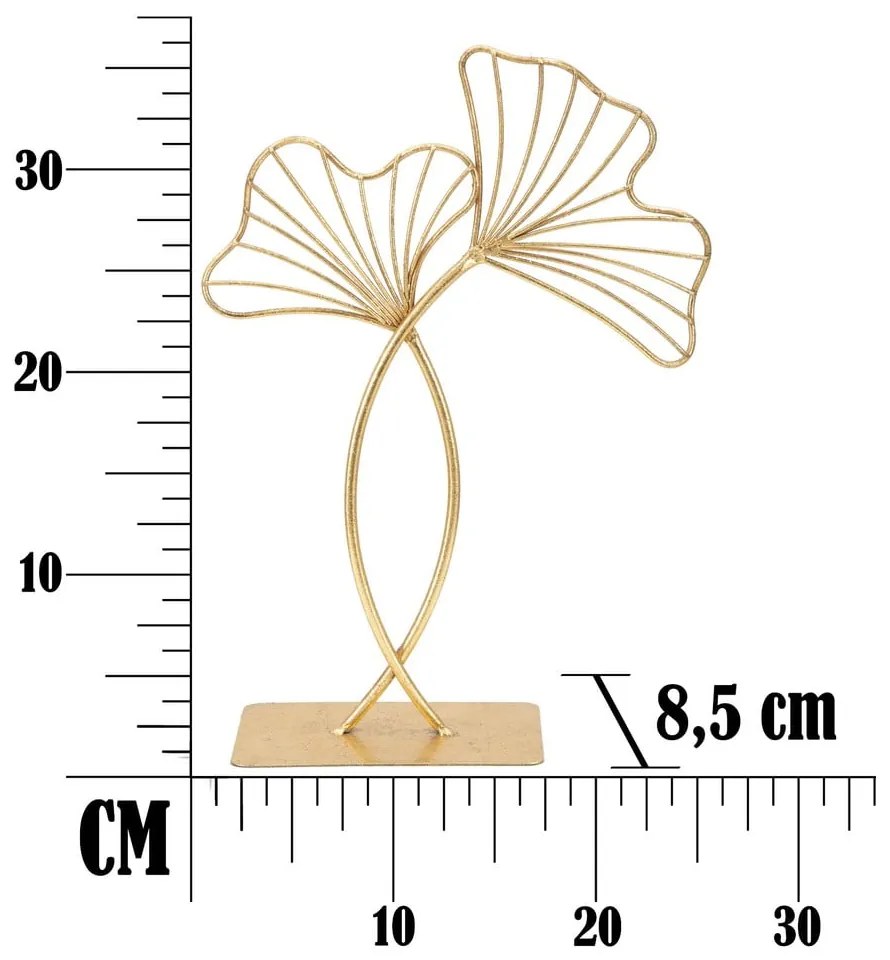 Statuetta in metallo Leaf - Mauro Ferretti