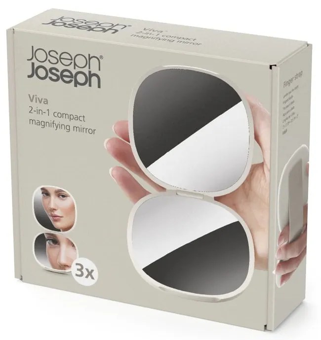 Specchietto da borsetta per trucco ø 8 cm Viva 2in1 - Joseph Joseph