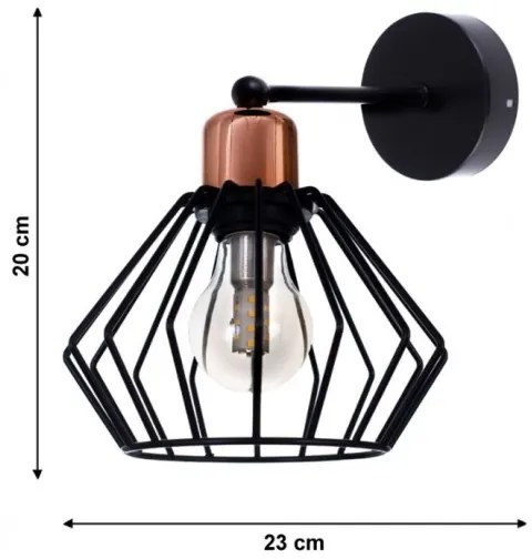 Applique PORTO 1xE27/40W/230V