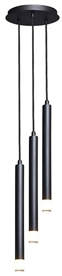 Rabalux 72358 - Lampadario a sospensione con filo RAMIRA 3xG9/5W/230V nero
