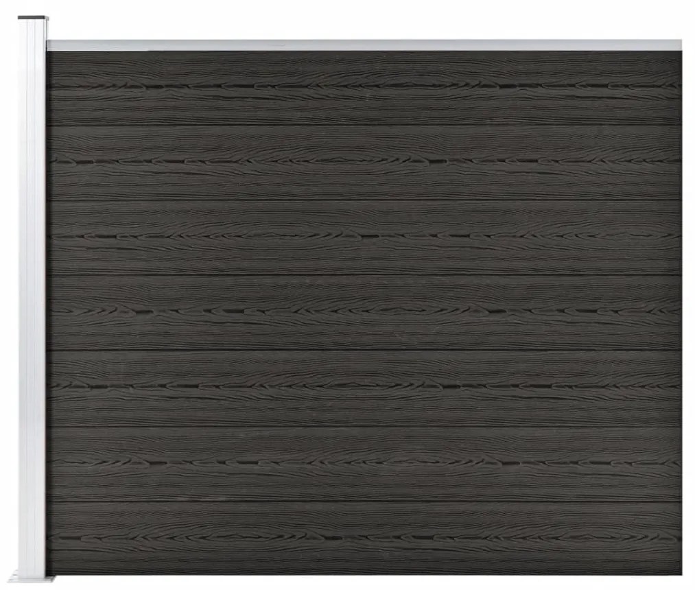 Pannello Di Recinzione İn Wpc 175x146 Cm Grigio /