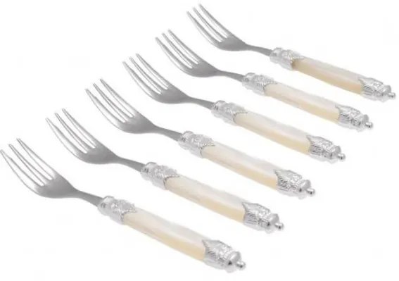 Posate Rivadossi Sandro - Arianna Argento - set 6pz Forchettina Dolce