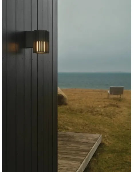 Nordlux - Applique da esterno ALUDRA 1xE27/15W/230V antracite