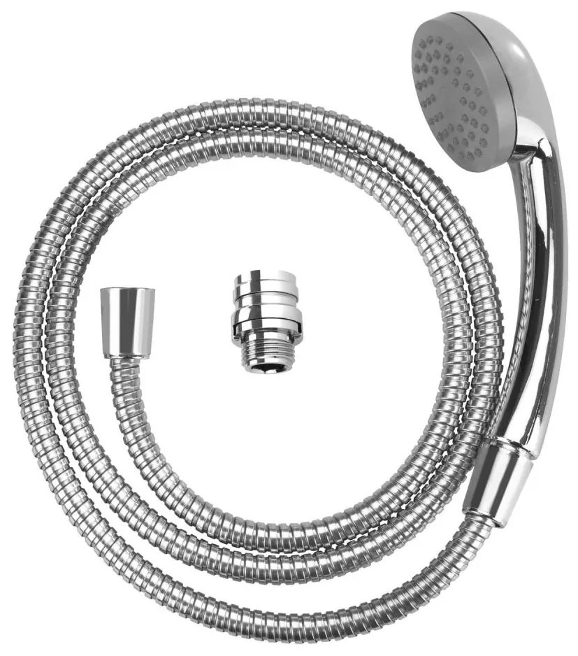 WENKO 22866100 - Doccia UNIVERSAL 170x6,5 cm finitura lucida cromo/argento/grigio