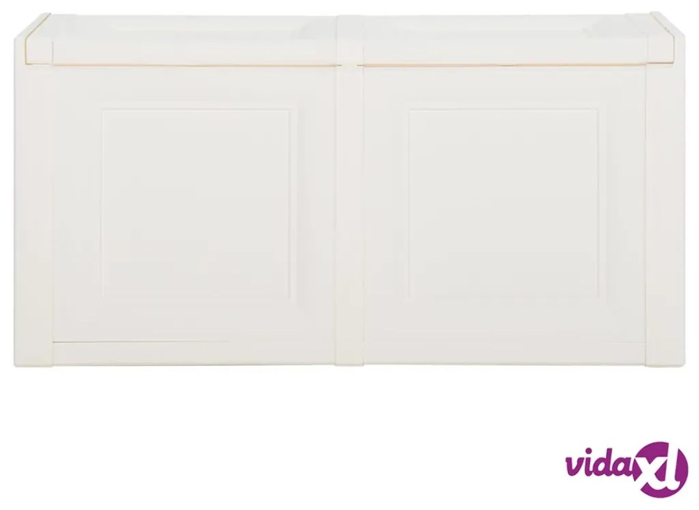 vidaXL Baule per Cuscini Bianco 86x40x42 cm 85 L