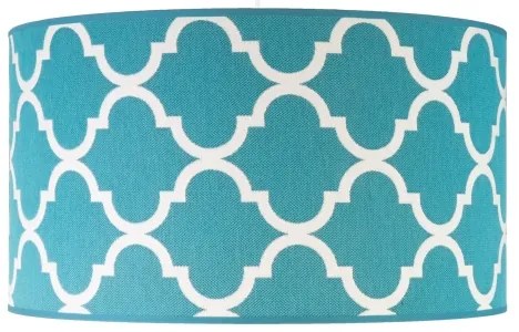 Duolla - Lampadario a sospensione con filo MAROKO 1xE27/40W/230V diametro 45 cm turchese/bianco