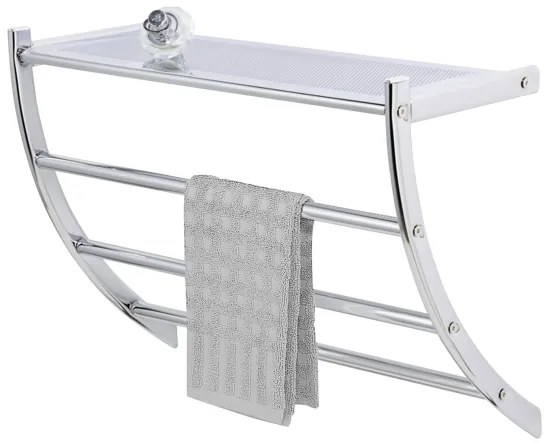 WENKO 15578100 - Porta asciugamani PESCARA 56 x 46 cm cromo lucido
