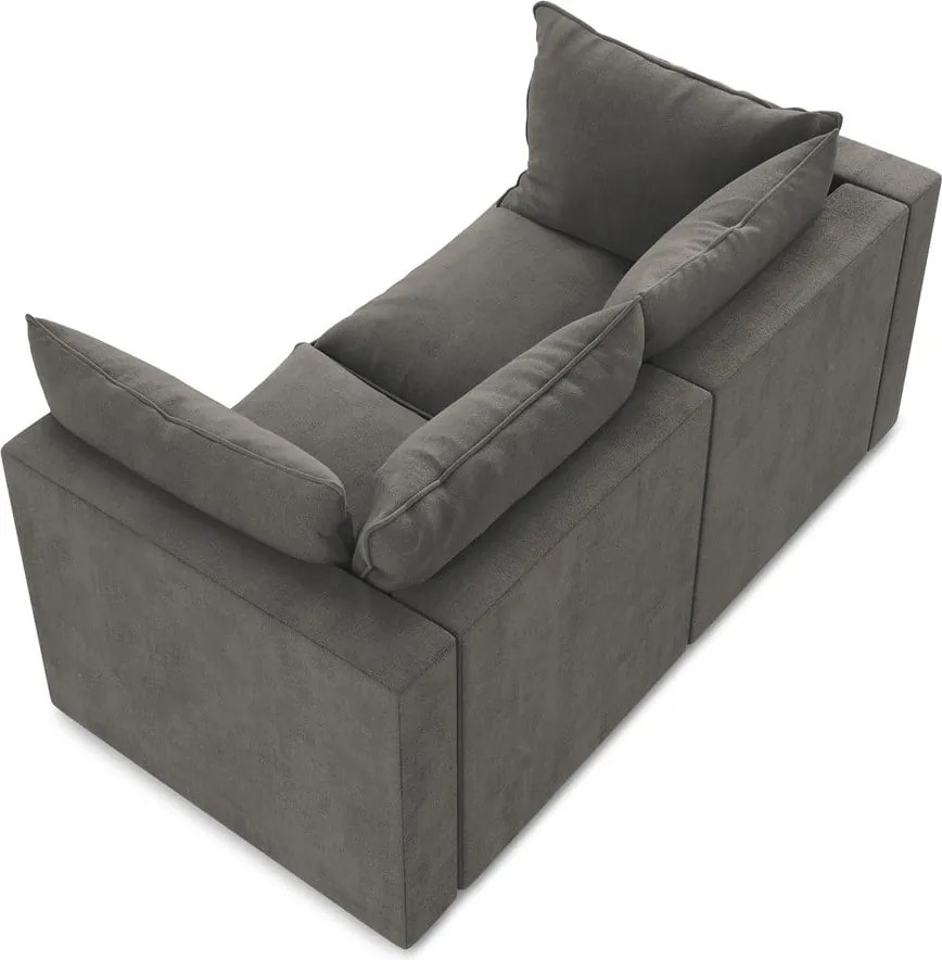 Divano grigio scuro 180 cm Manao – Makamii