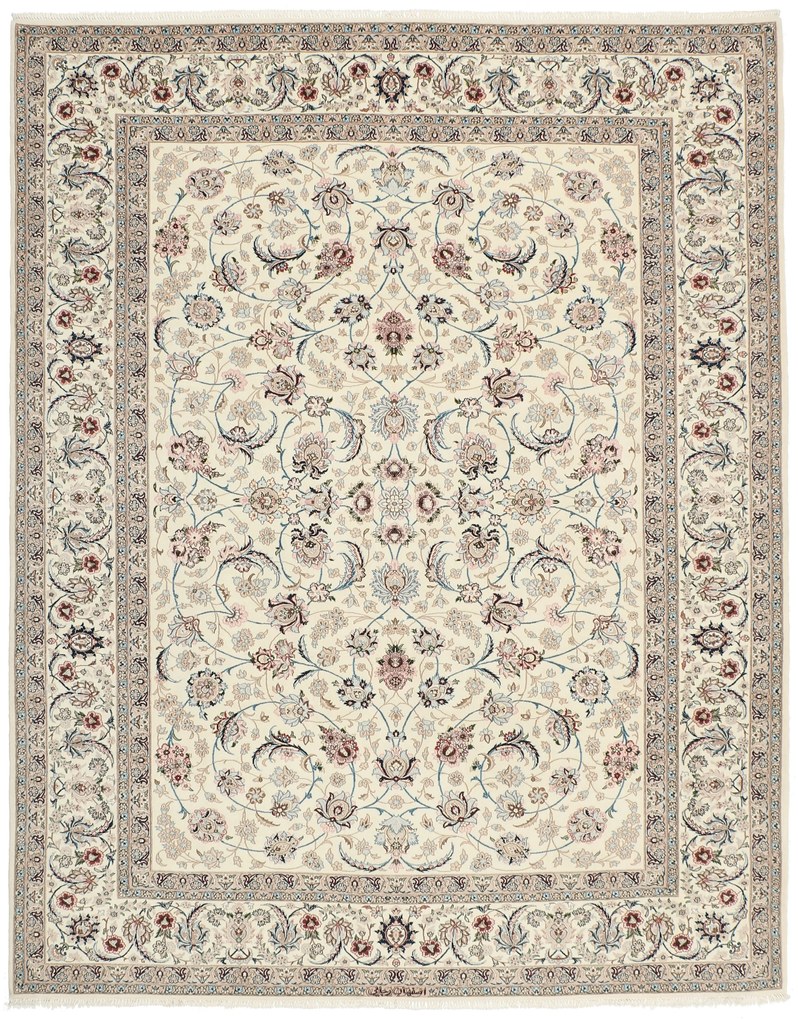 Isfahan Tappeto 310x250 (Iran) Annodato A Mano