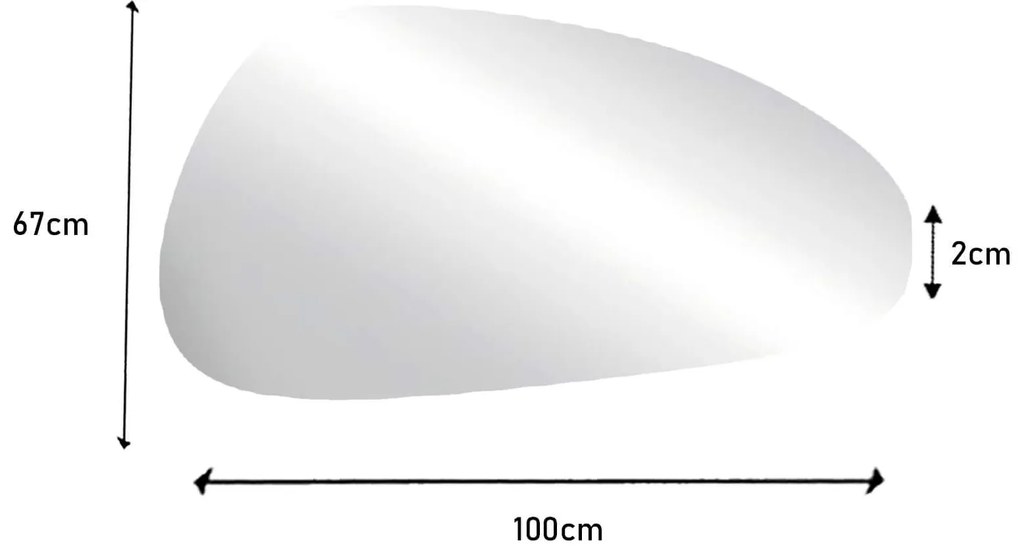 AURY - specchio moderno retroilluminato