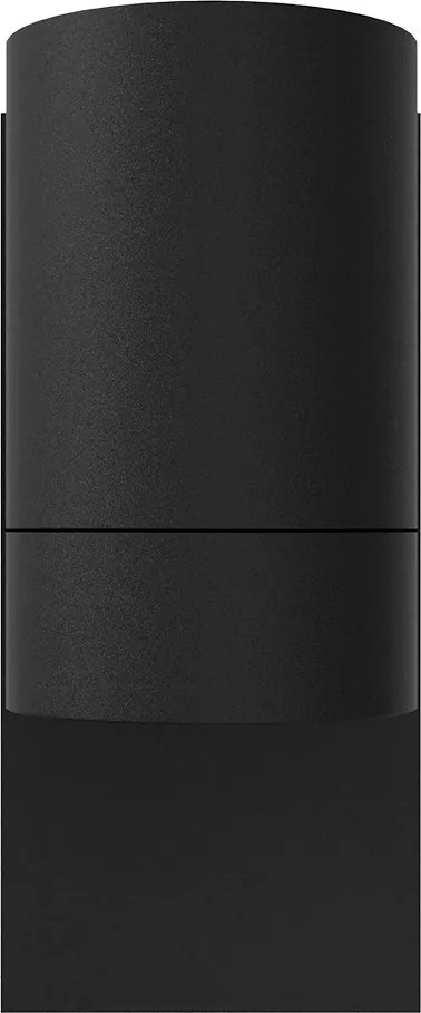 Applique GU10 con Sensore Crepuscolare IP65 per esterno - Nera