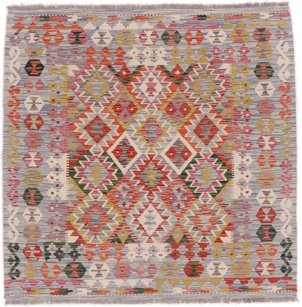 Kilim Tappeto orientale 150x150 (Afghanistan) Tessuto A Mano