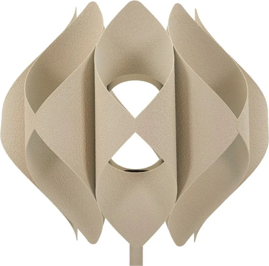 Lampada da terra beige con paralume in metallo (altezza totale 155 cm) Space – Mauro Ferretti