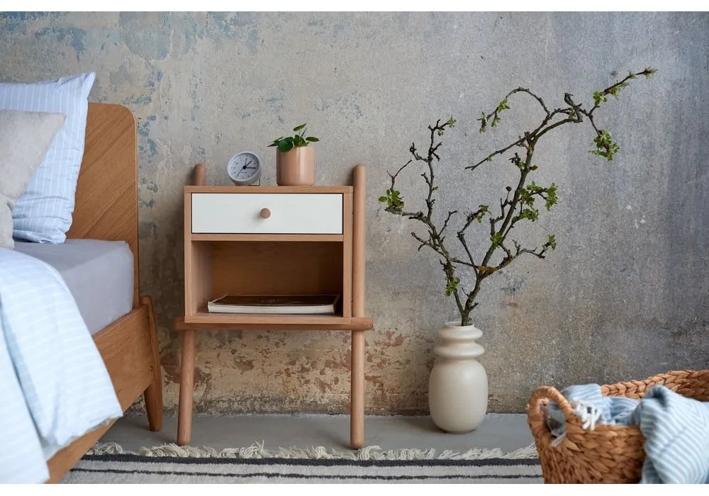 Letto matrimoniale a spina di pesce, 140 x 200 cm Farsta - Woodman