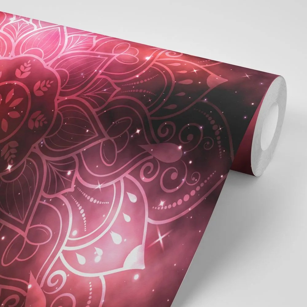 Carta da parati – Mandala con sfondo galattico