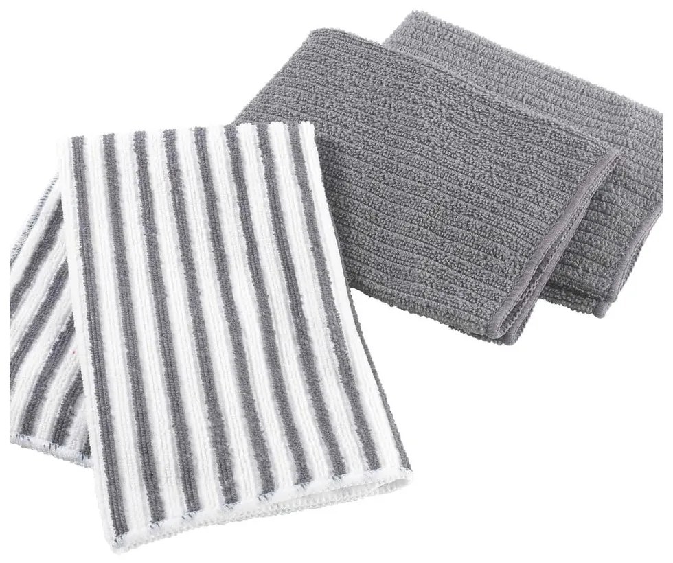 Set di 3 panni in microfibra 40x40 cm Cuistot - douceur d'intérieur