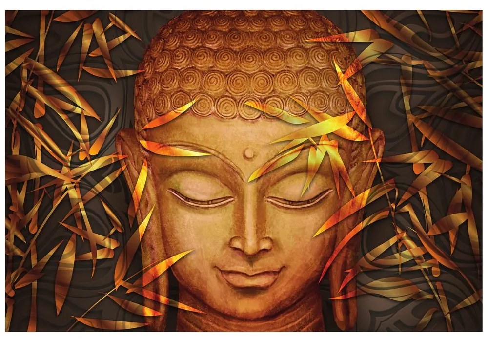 Carta da parati autoadesiva – Buddha sorridente