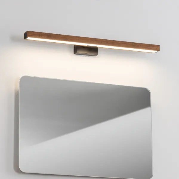Brilagi-Illuminazione a LED per specchi da bagno WOODY MIRROR LED/12W/230V IP44 quercia/nero