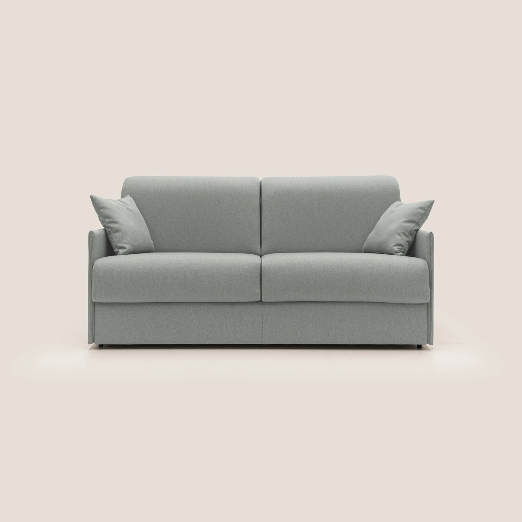 Evans Divano letto matrimoniale in tessuto impermeabile T13 grigio