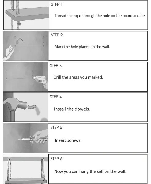Mensola a muro 50x40 cm abete