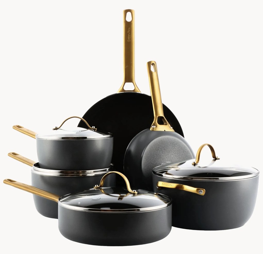 Batteria di pentole con rivestimento antiaderente Padova, set da 10