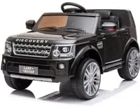 Macchina Elettrica per Bambini 12V con Licenza Land Rover Discovery Nera
