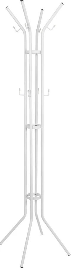 Appendiabiti bianco in metallo ø 40x170 cm Jessy – Spinder Design
