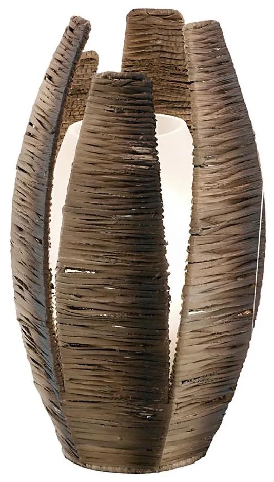 EGLO 91014 - Lampada da tavolo MONGU 1xE27/60W marrone