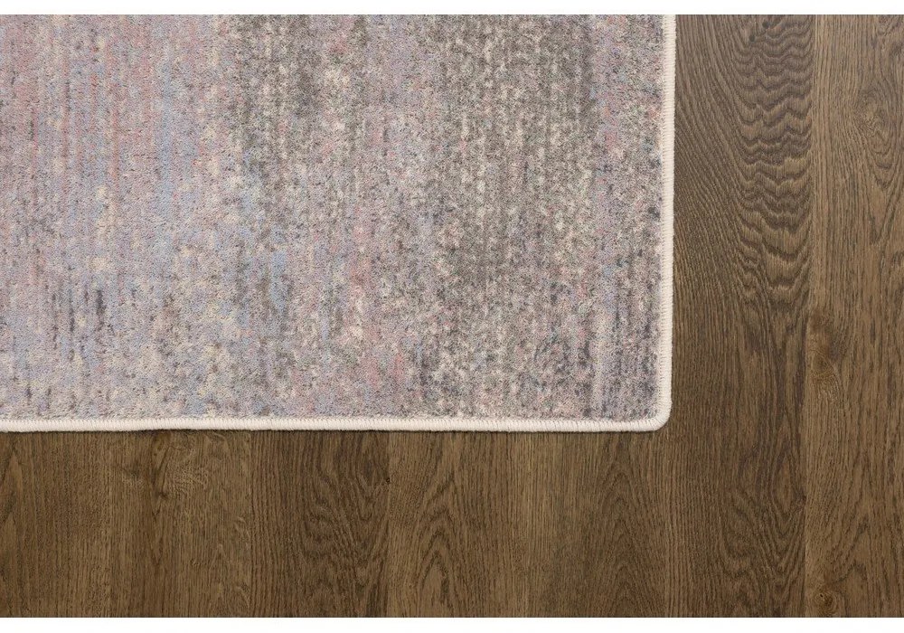 Tappeto in lana rosa-grigio 133x180 cm Calvi rose - Agnella