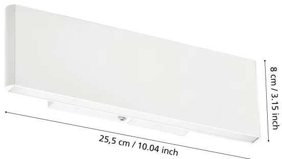 Eglo 39265 - Applique a LED CLIMENE 2xLED/5,4W/230V