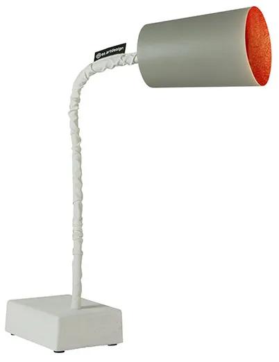 In-es.artdesign -  Paint T2 Cemento TL  - Lampada da tavolo