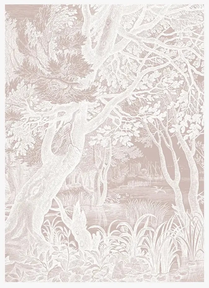 KEK Amsterdam Carta da parati panoramica Engraved Landscapes Nude 1 - M - 2m