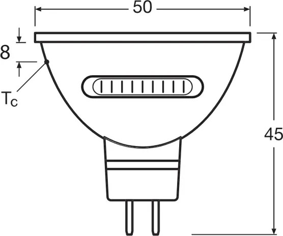 Lampadina LED MR16 GU5,3/5,6W/12V 2700/4000/6500K 36° - Osram