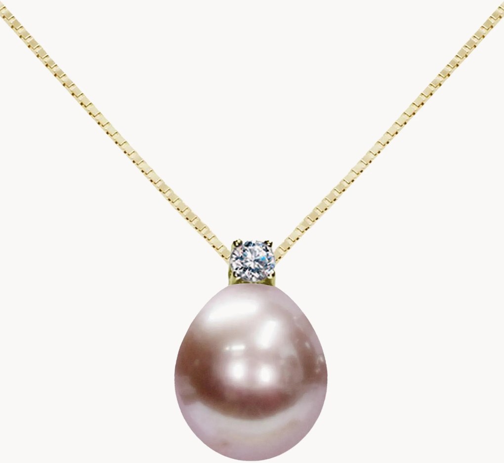 Collana in oro giallo fatta a mano Grace