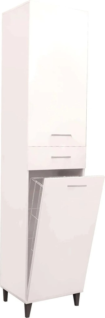 CANUTO - armadietto con portabiancheria