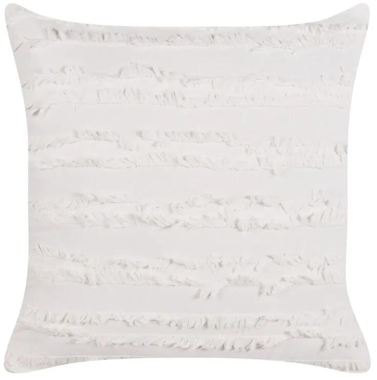 Cuscino cotone bianco 45 x 45 cm MAKNEH Beliani