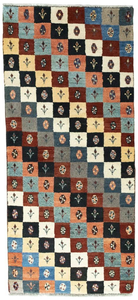 Gabbeh Tappeto 80x180 (Iran) Annodato A Mano