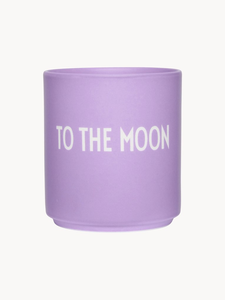 Tazza con scritta Favourite TO THE MOON