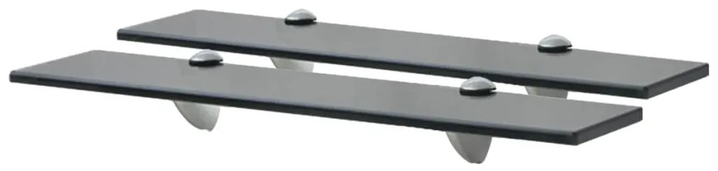 Mensole Galleggianti 2 Pz İn Vetro 50x10 Cm 8 Mm /