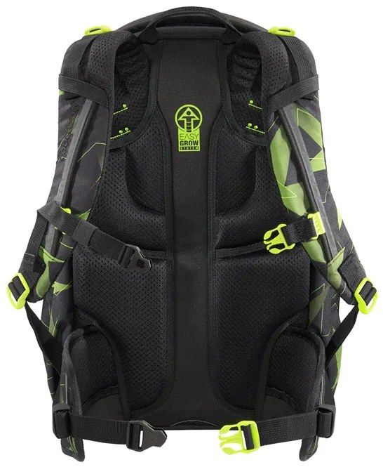 Zaino scuola coocazoo MATE, Lime Flash, certificato AGR