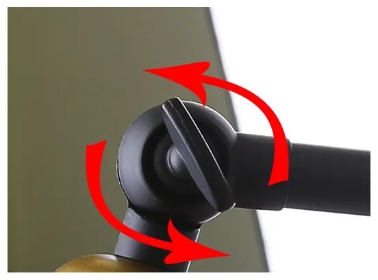 Applique FUNDO 1xE27/40W/230V nero/oro