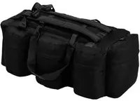 Borsone da Viaggio Stile Militare 3 in 1 90 L Nero