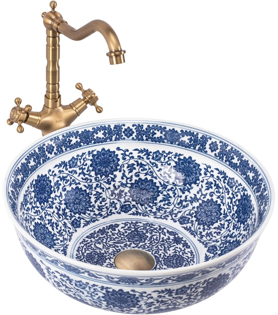 Lavabo da appoggio Rea Bella