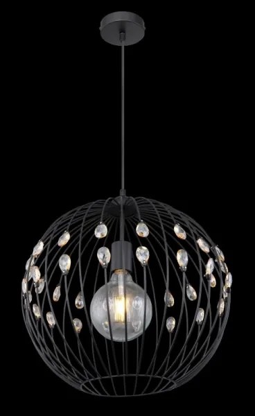 Globo 16029H1 - Lampadario a sospensione HANAKO 1xE27/60W/230V Ø 40 cm