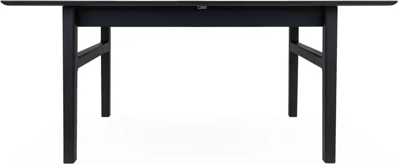 Tavolo da pranzo con effetto rovere allungabile con estensione 90x180 cm Curved – Woodman