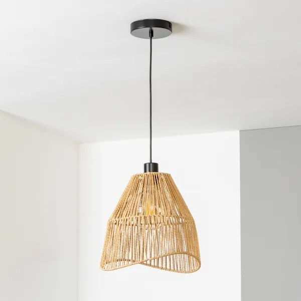 Brilagi - Lampadario LED a cavo CERIA BOHO 1xE27/40W/230V Ø 30 cm marrone