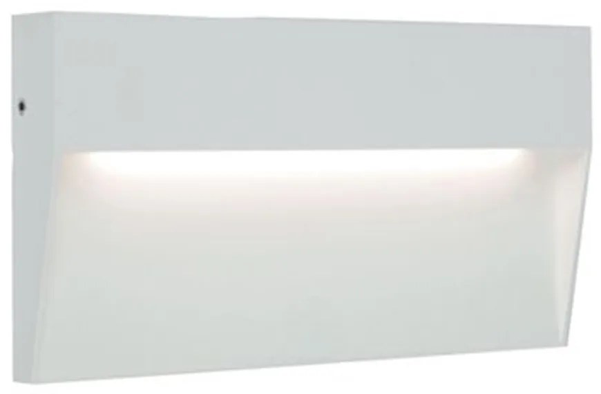 Segnapasso Rettangolare Moderno Geo Alluminio Bianco 6W Led 4000K