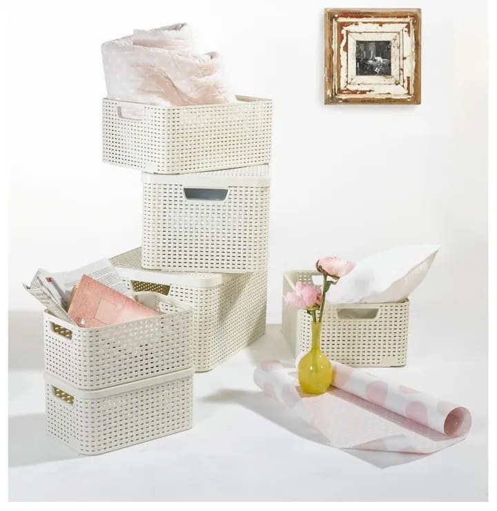 Cesto portaoggetti bianco , 30 l Style - Curver