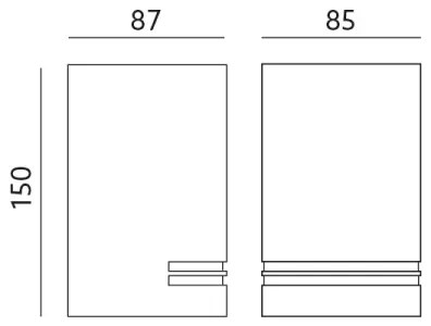 Applique da esterno QUAZAR 1xGU10/11W/230V IP44
