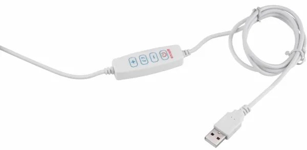 Extol - Lampada da tavolo LED dimmerabile con una lente d'ingrandimento LED/8W/5V 2900/4500/7500K bianco